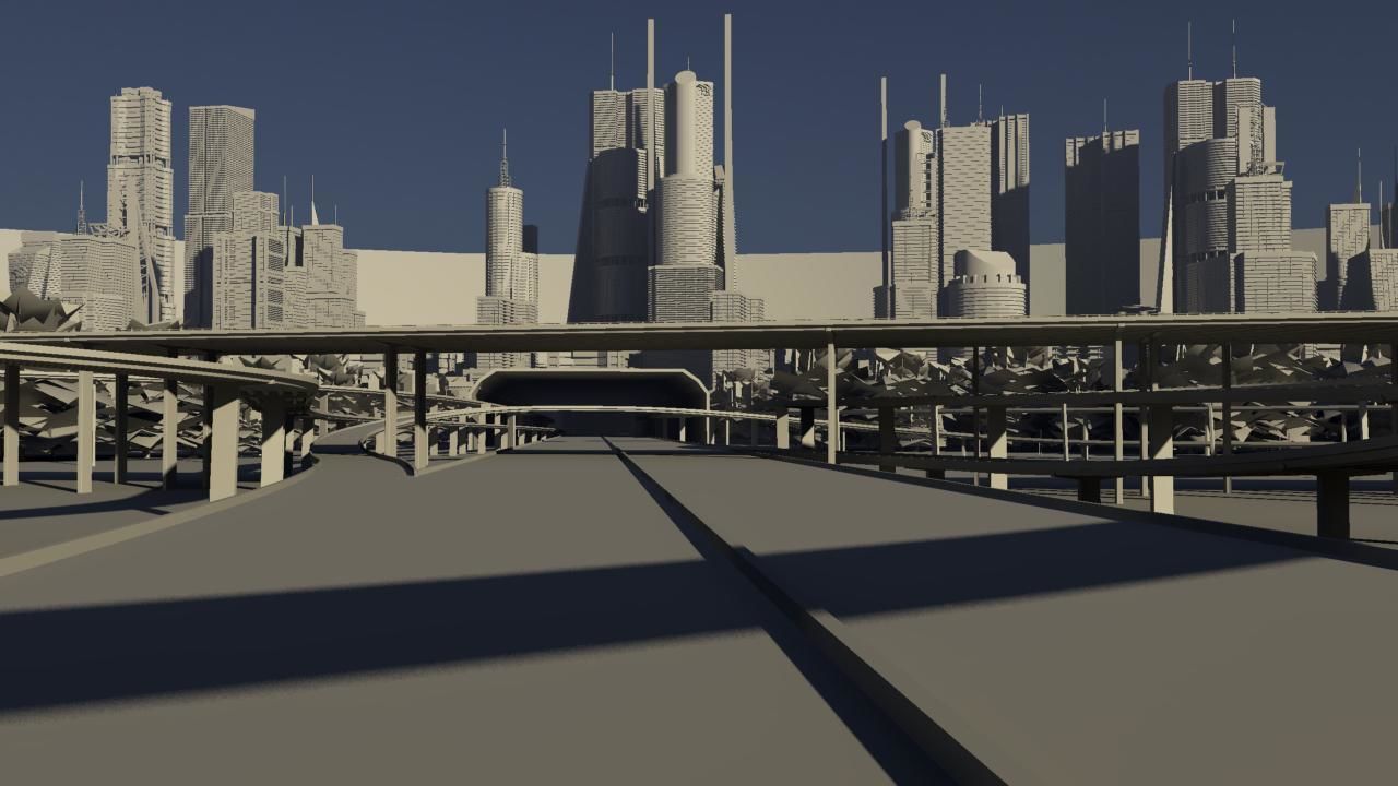 Freeway05 City 3D model_19