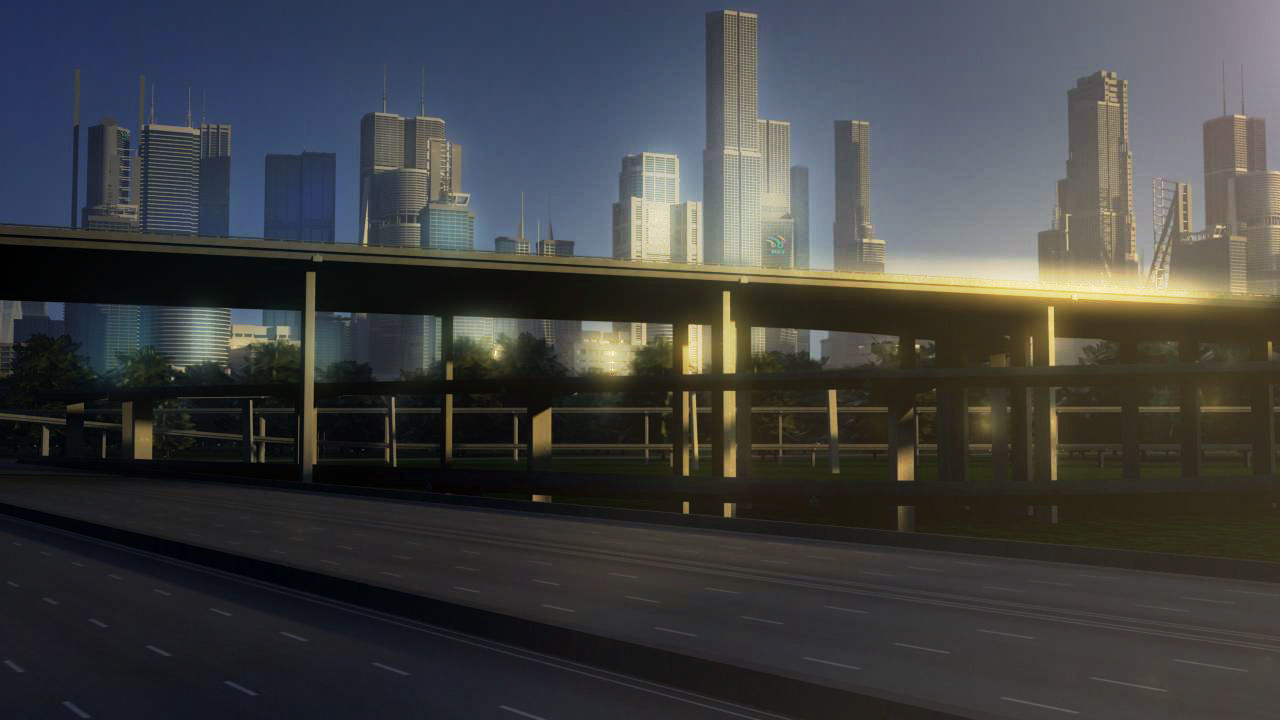 Freeway05 City 3D model_13
