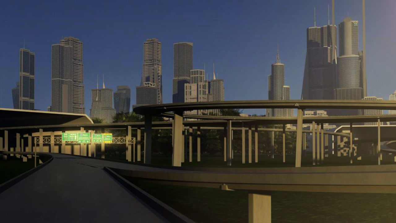 Freeway05 City 3D model_5