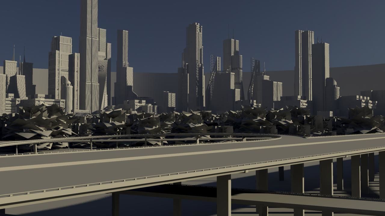 Freeway05 City 3D model_21
