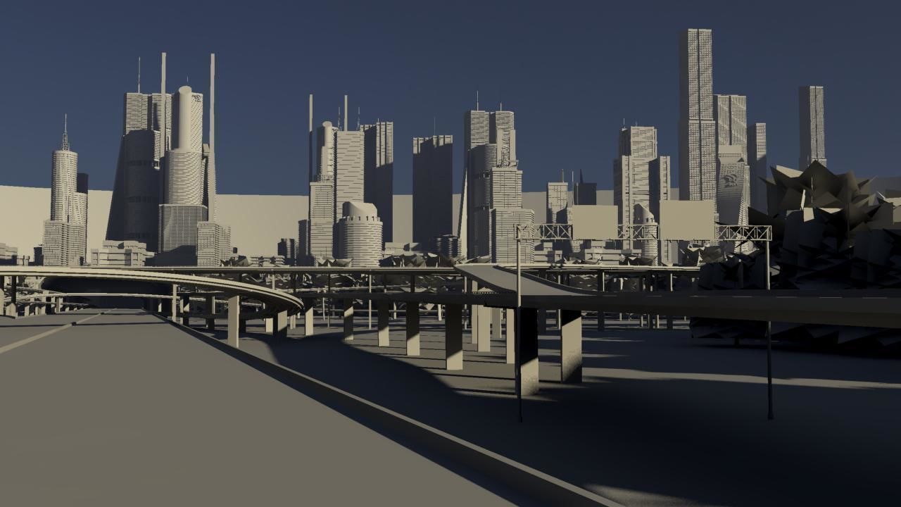 Freeway05 City 3D model_20