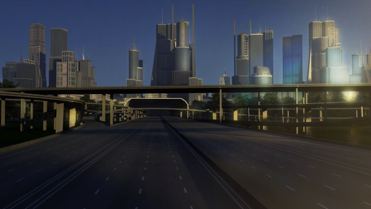 Freeway05 City 3D model_7