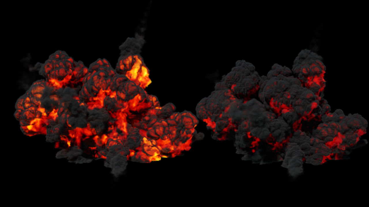 Houdini Grain Advection super fast Explosion 3D model_13