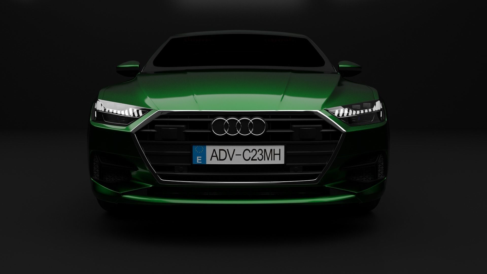 Audi A7 2018  3D model_4