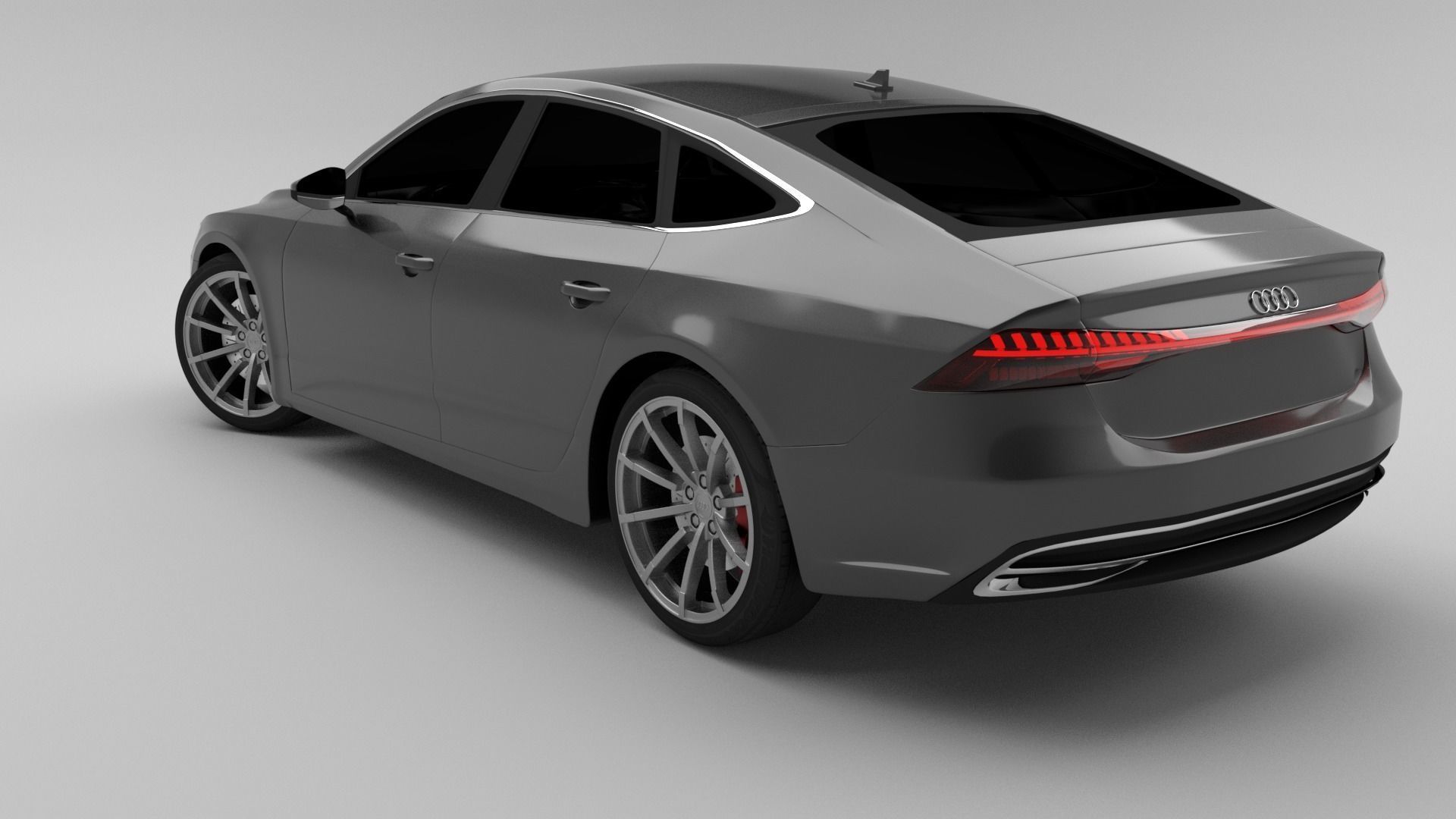 Audi A7 2018  3D model_12