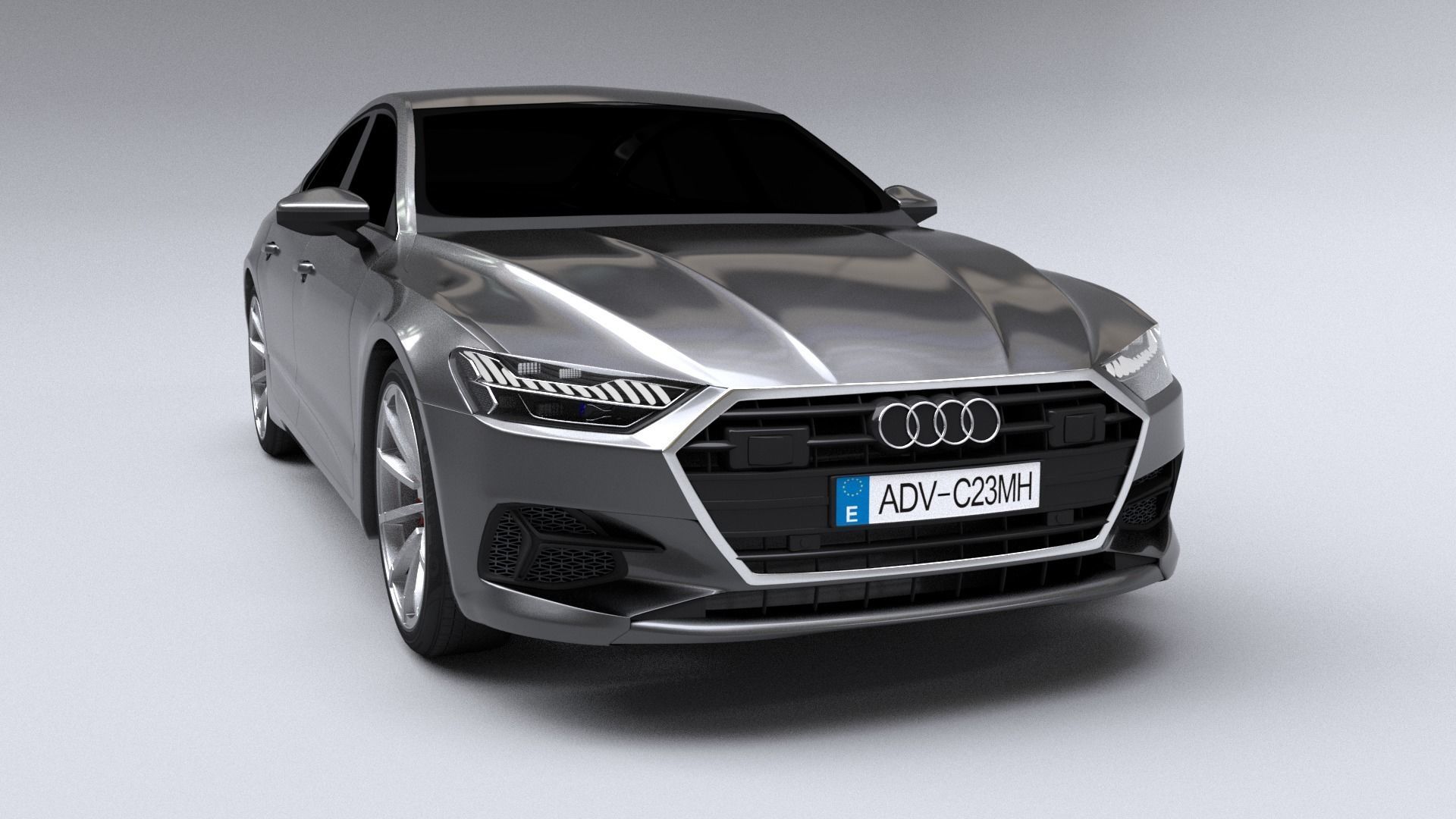 Audi A7 2018  3D model_8