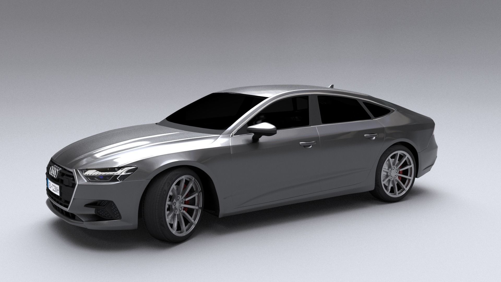 Audi A7 2018  3D model_10