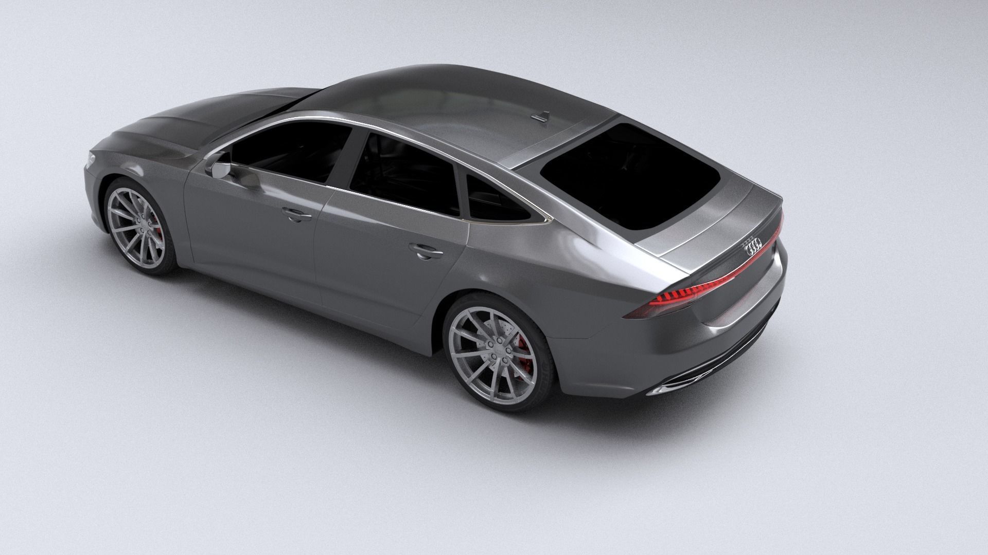 Audi A7 2018  3D model_11
