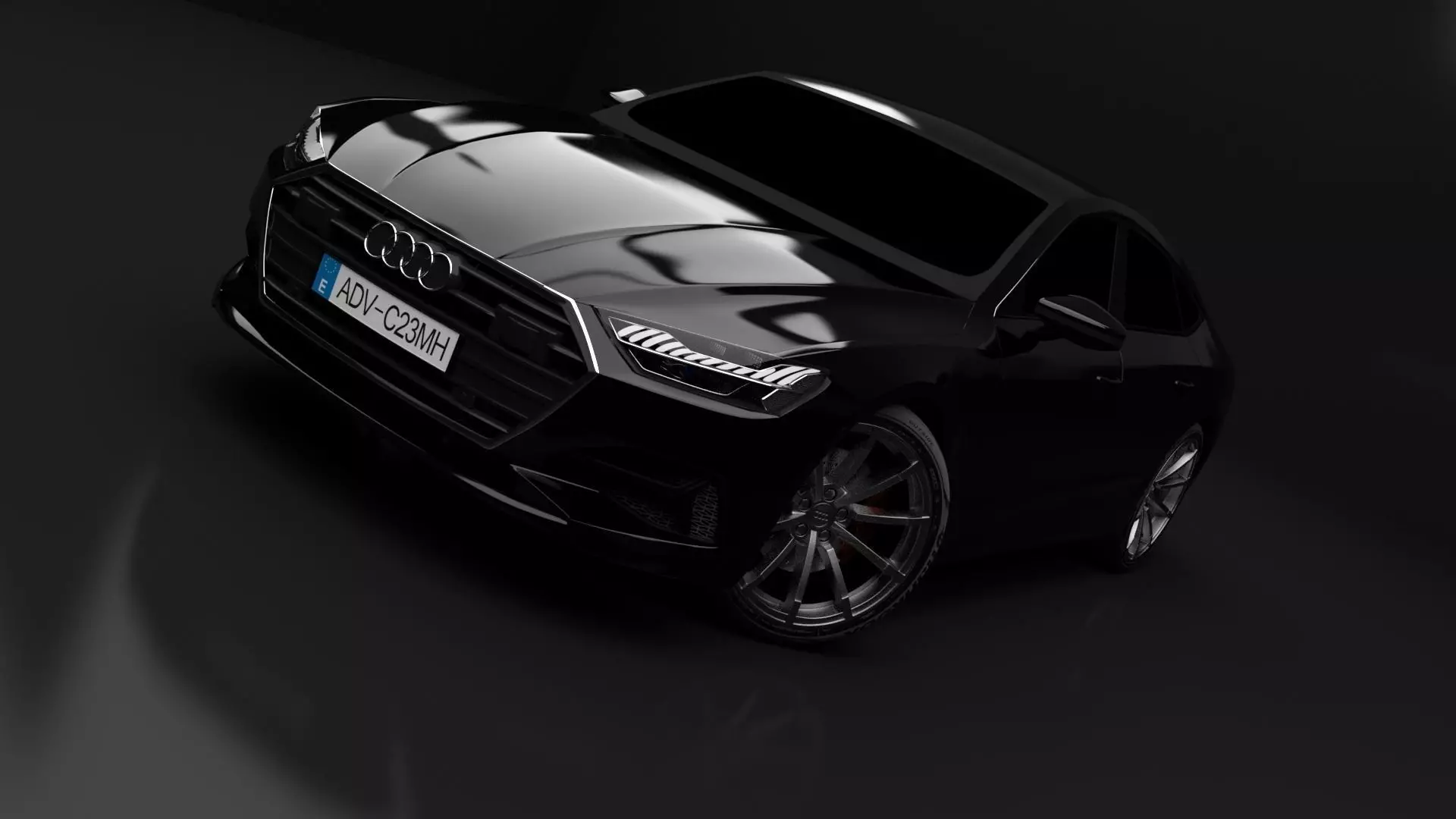 Audi A7 2018  3D model_0