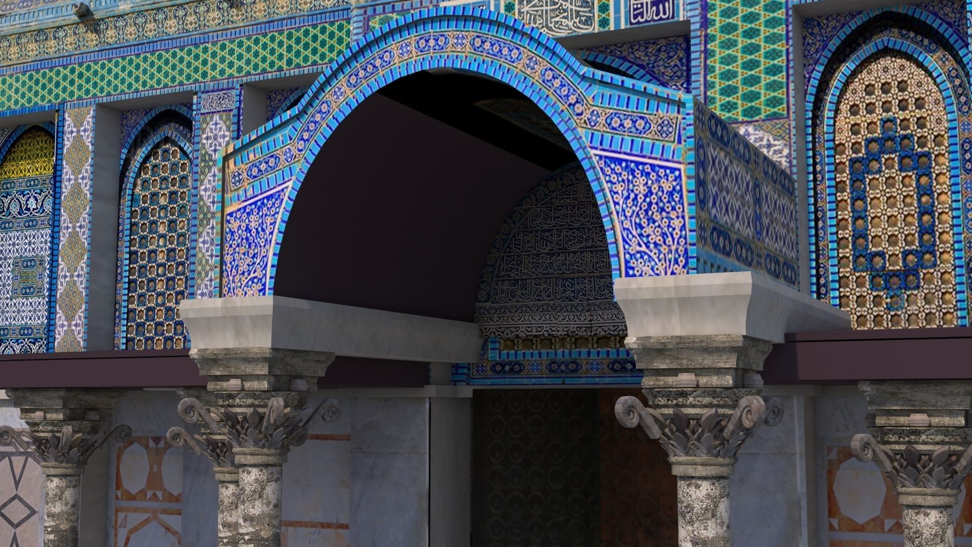   dome of the rock 3d model  3D model_4