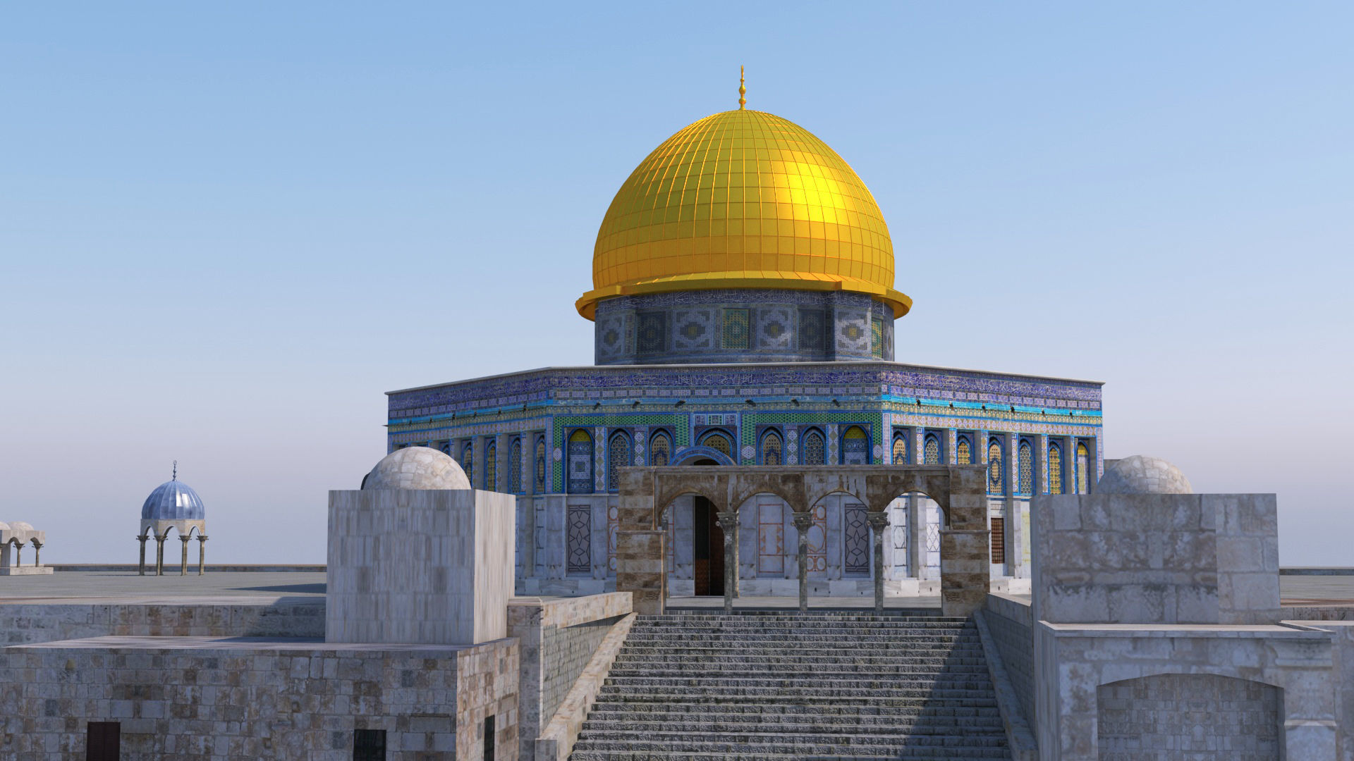   dome of the rock 3d model  3D model_1