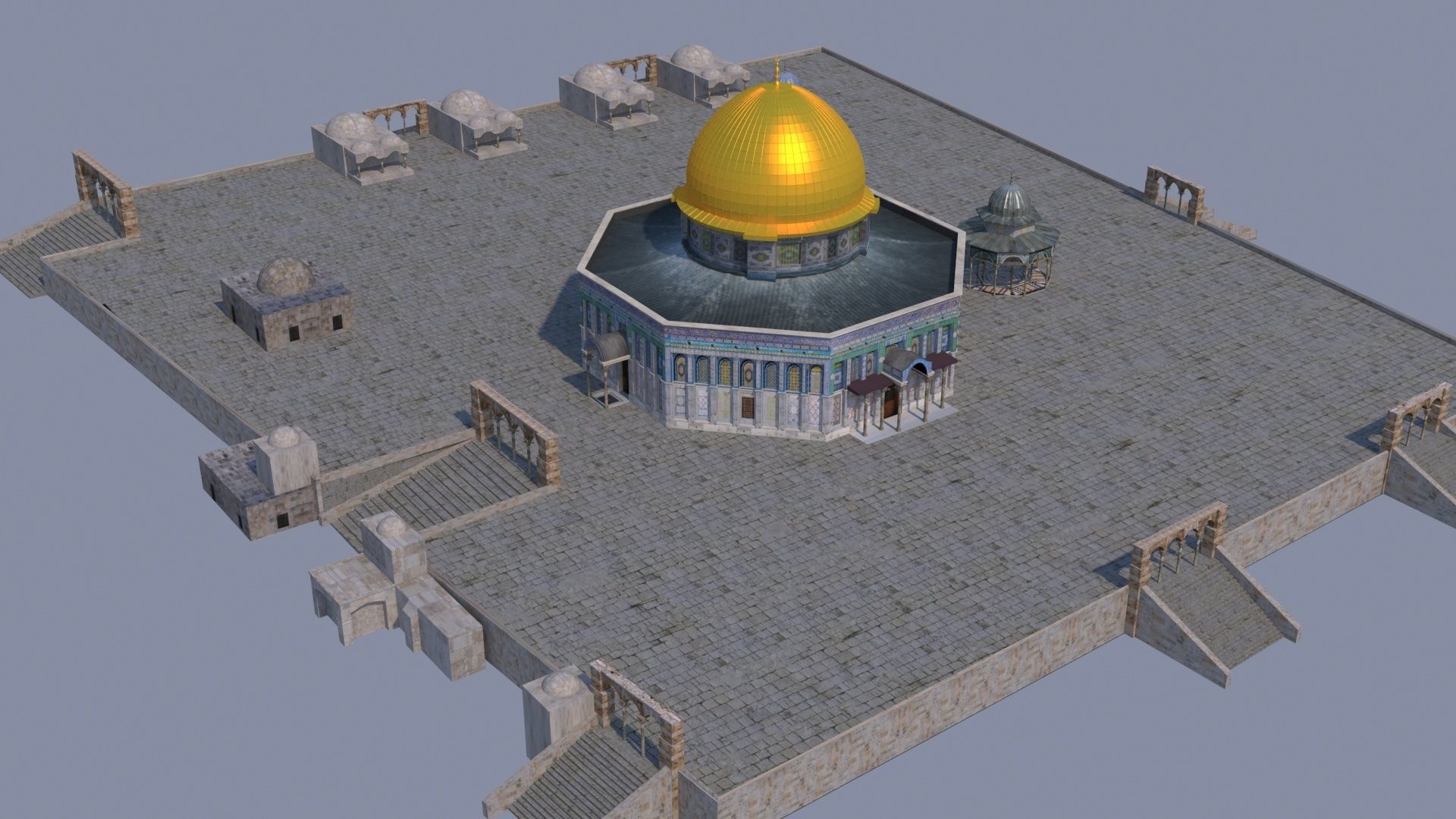   dome of the rock 3d model  3D model_13