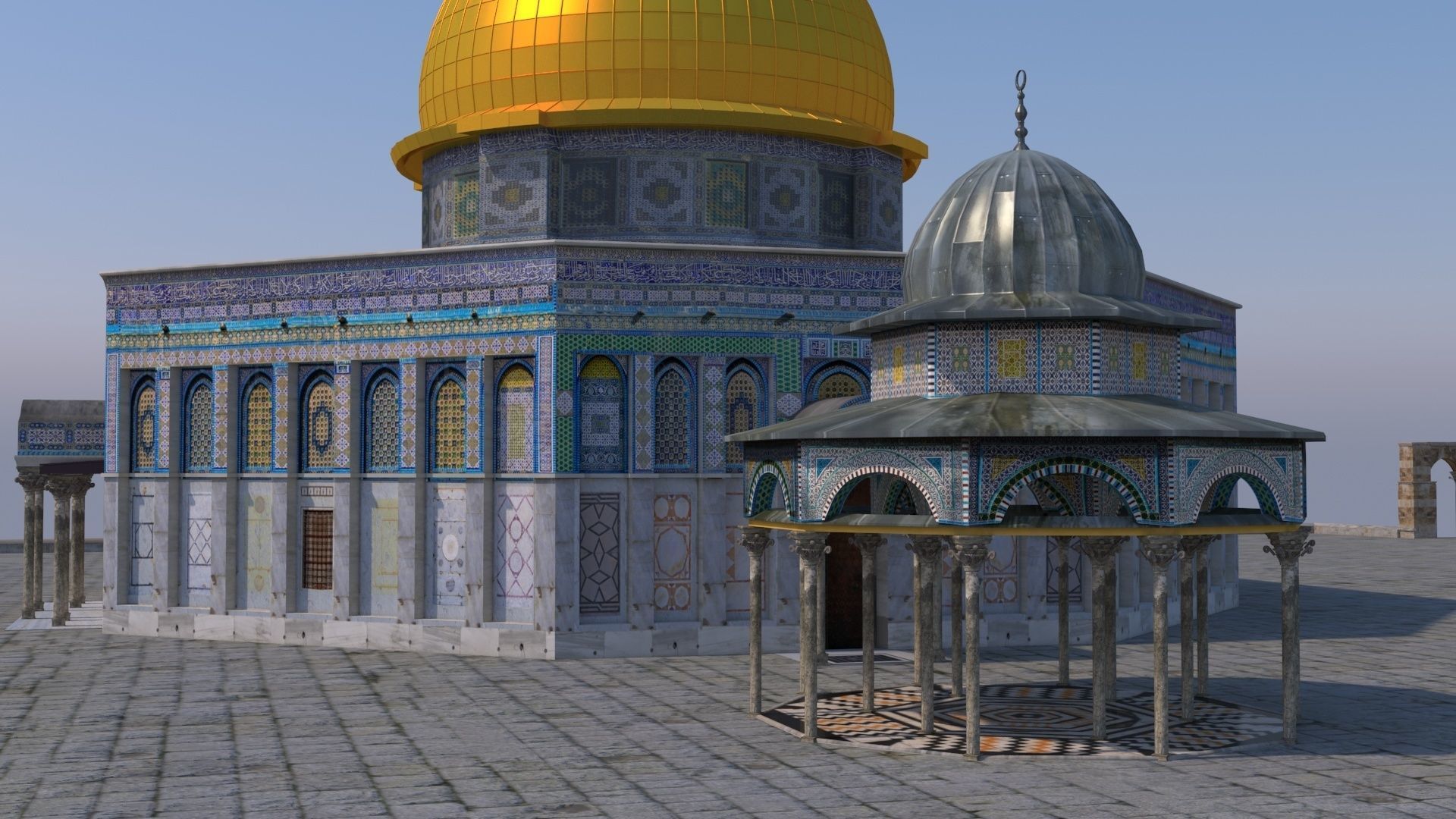   dome of the rock 3d model  3D model_11