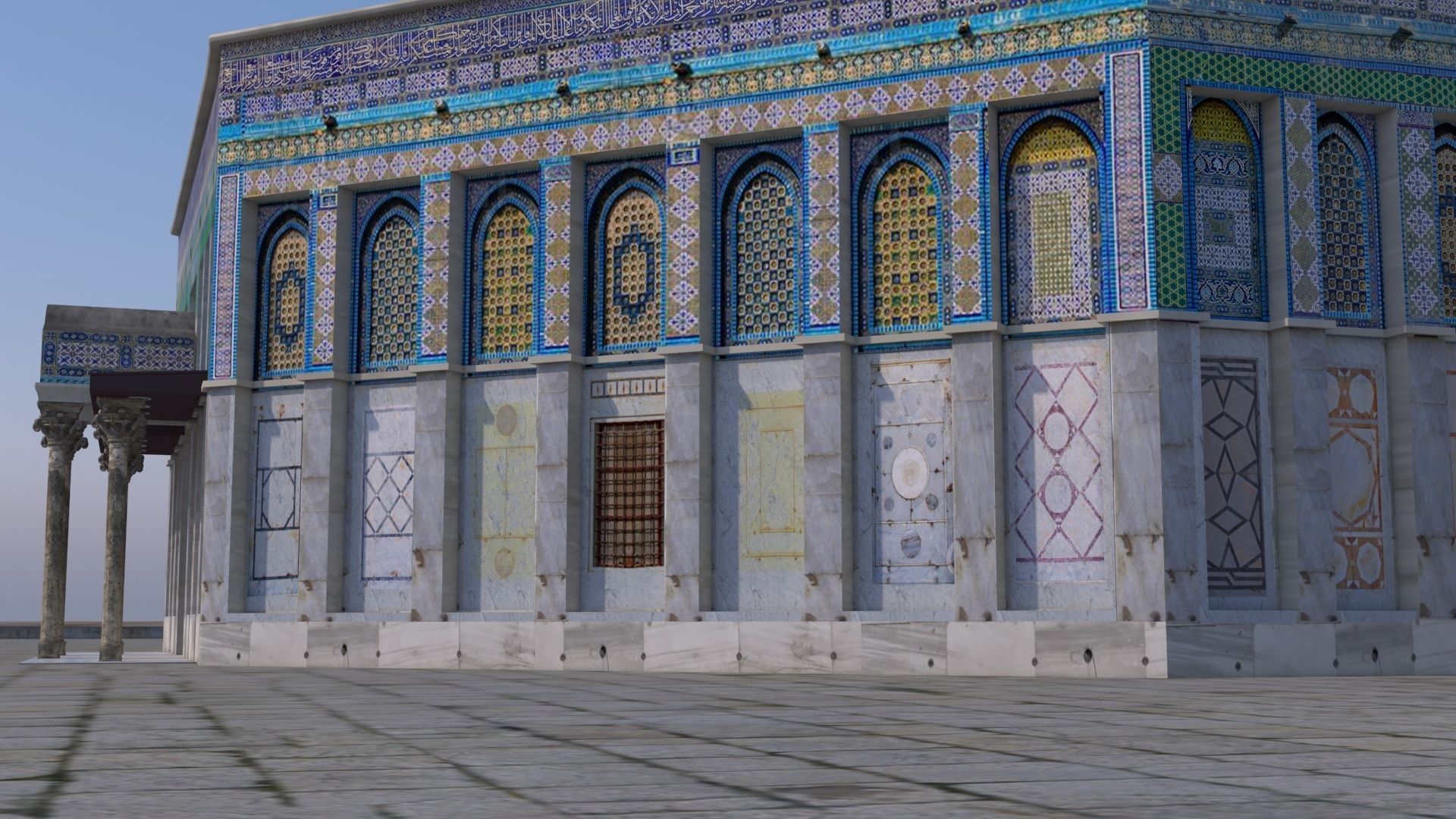   dome of the rock 3d model  3D model_6