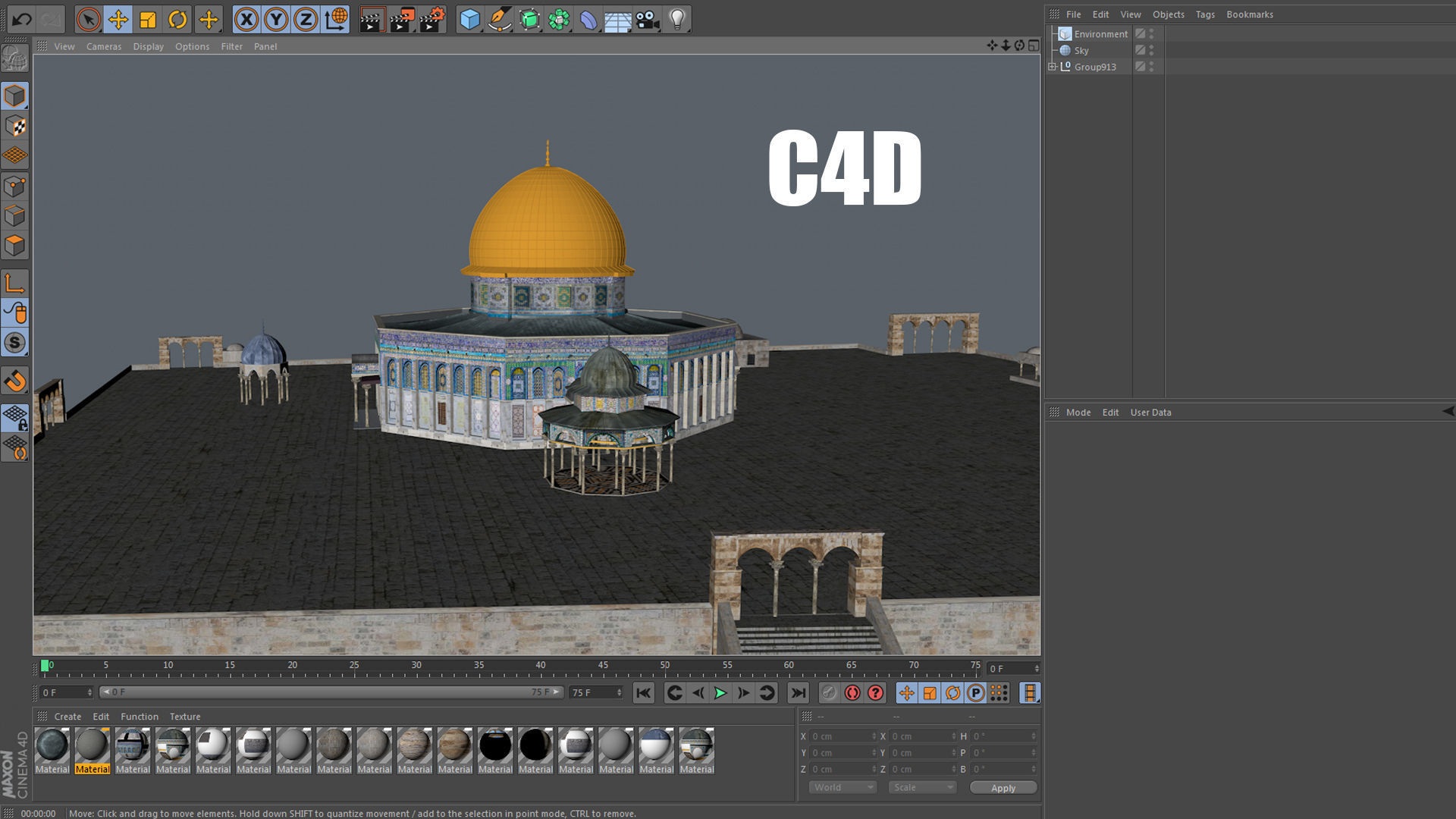   dome of the rock 3d model  3D model_19