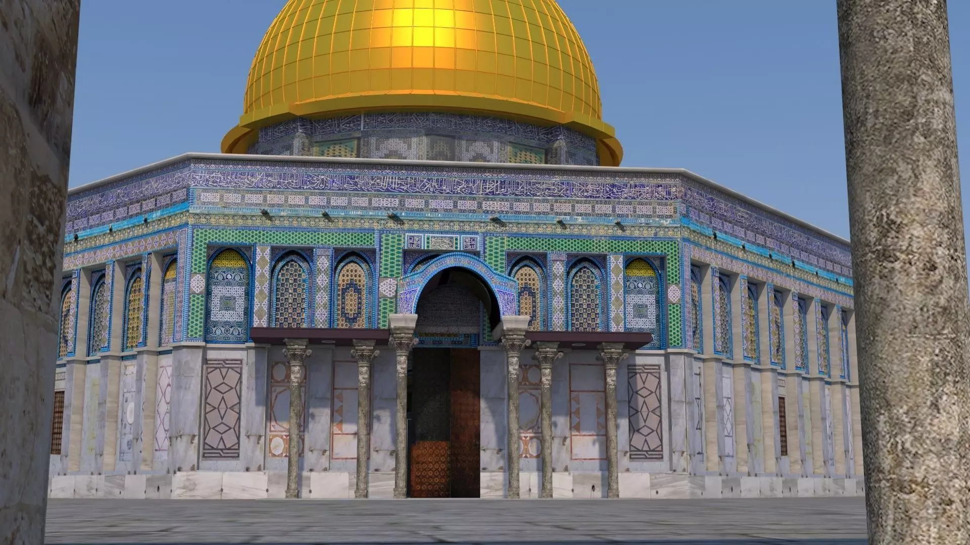   dome of the rock 3d model  3D model_0