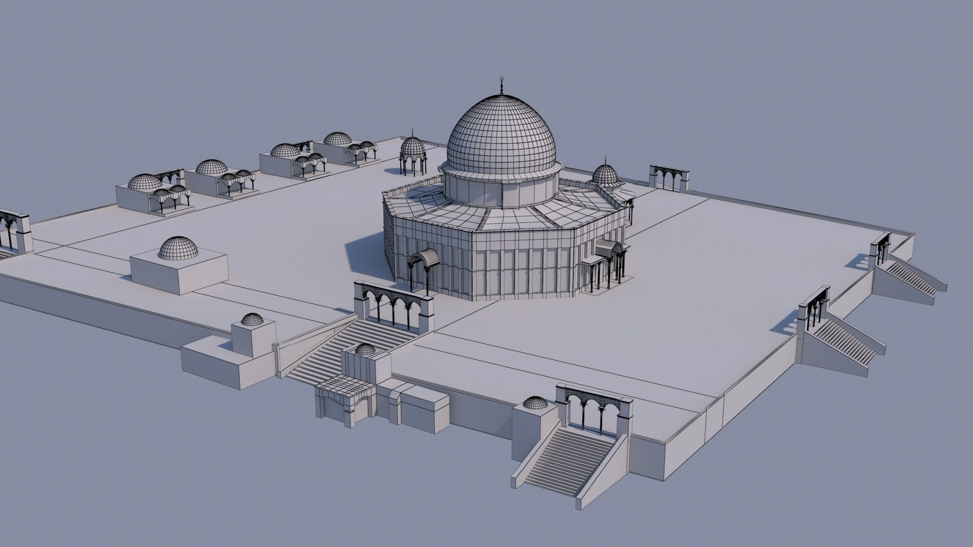   dome of the rock 3d model  3D model_16