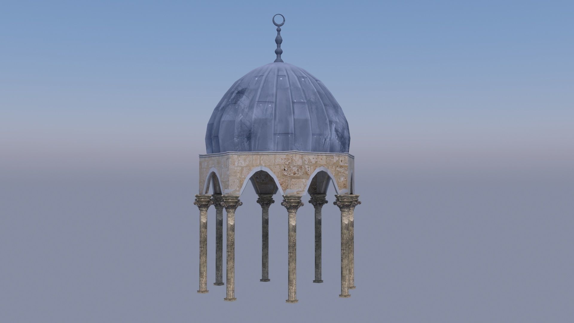   dome of the rock 3d model  3D model_2
