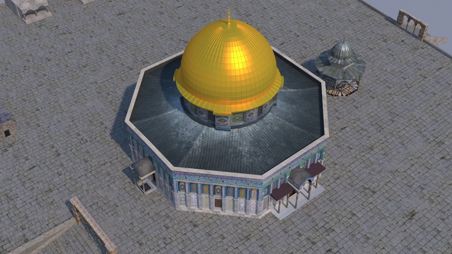   dome of the rock 3d model  3D model_12