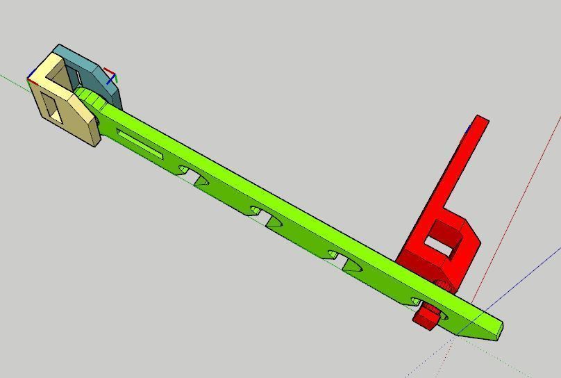 PVC Windows Lock System Set 3D print model_10