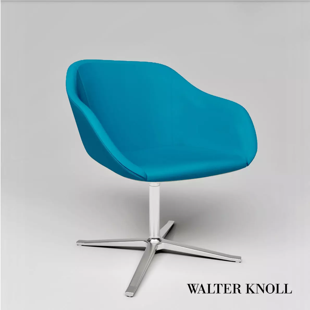 Armchair Turtle from Walter Knoll - Design by Pearson Lloyd 3D model_0