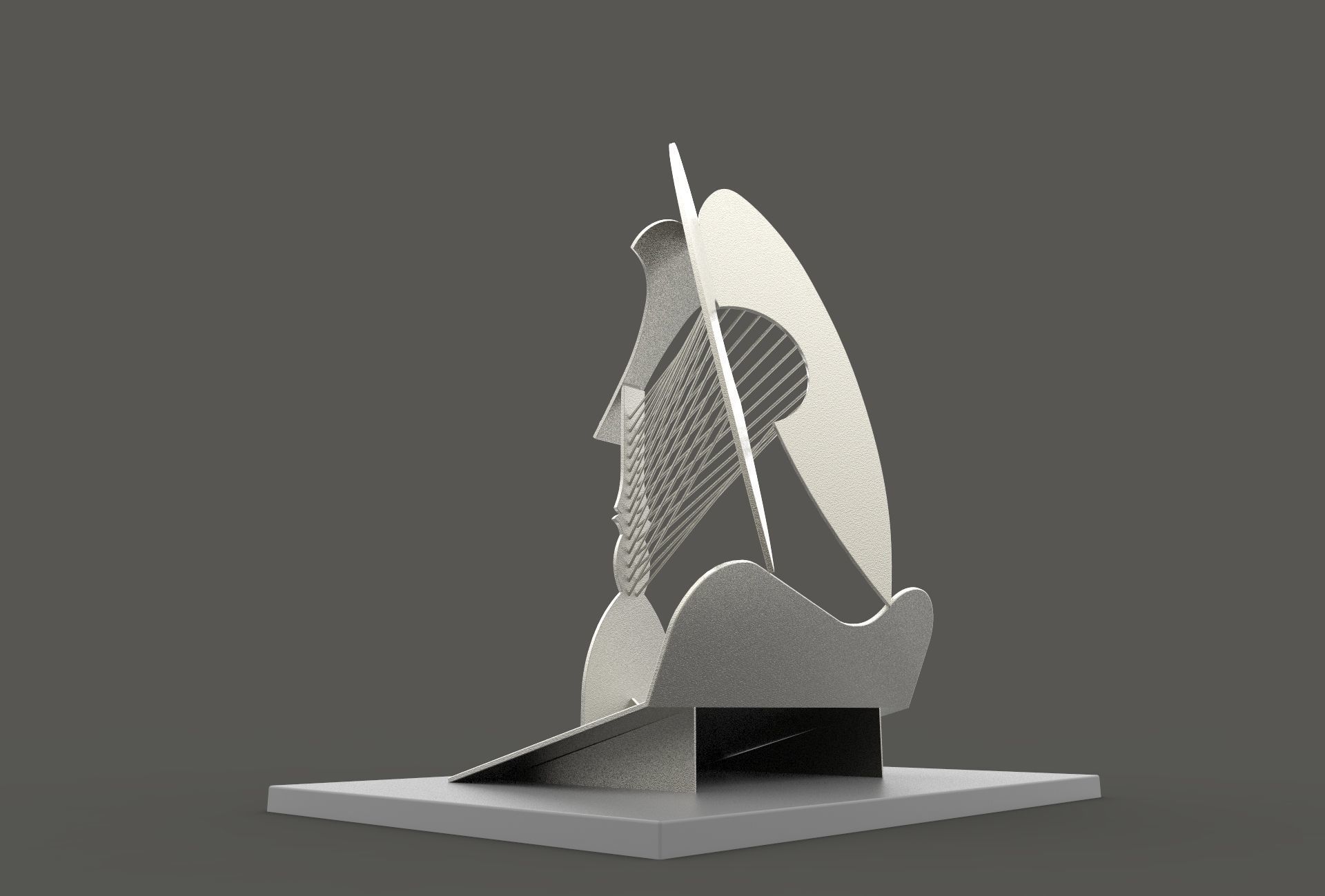 The Chicago Picasso - printable 3D model_2