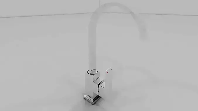 mezcladora para cocina Low-poly 3D model