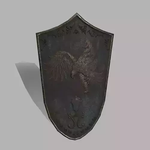 Shield Low-poly 3D model