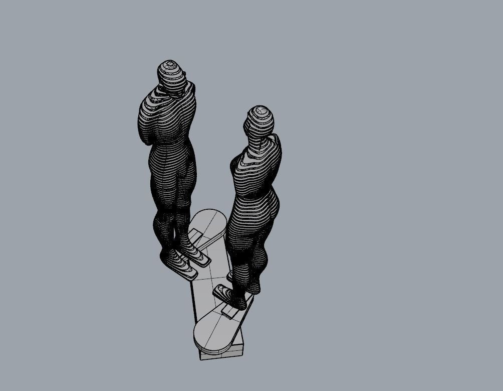 Ali and Nino - The Statue of Love - printable 3D model_20