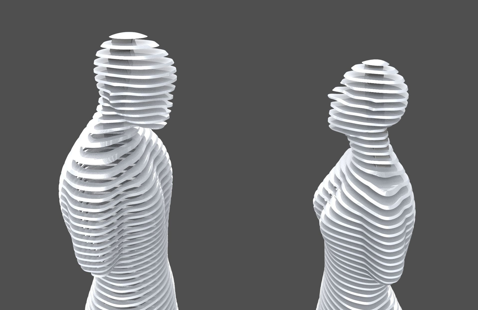 Ali and Nino - The Statue of Love - printable 3D model_11