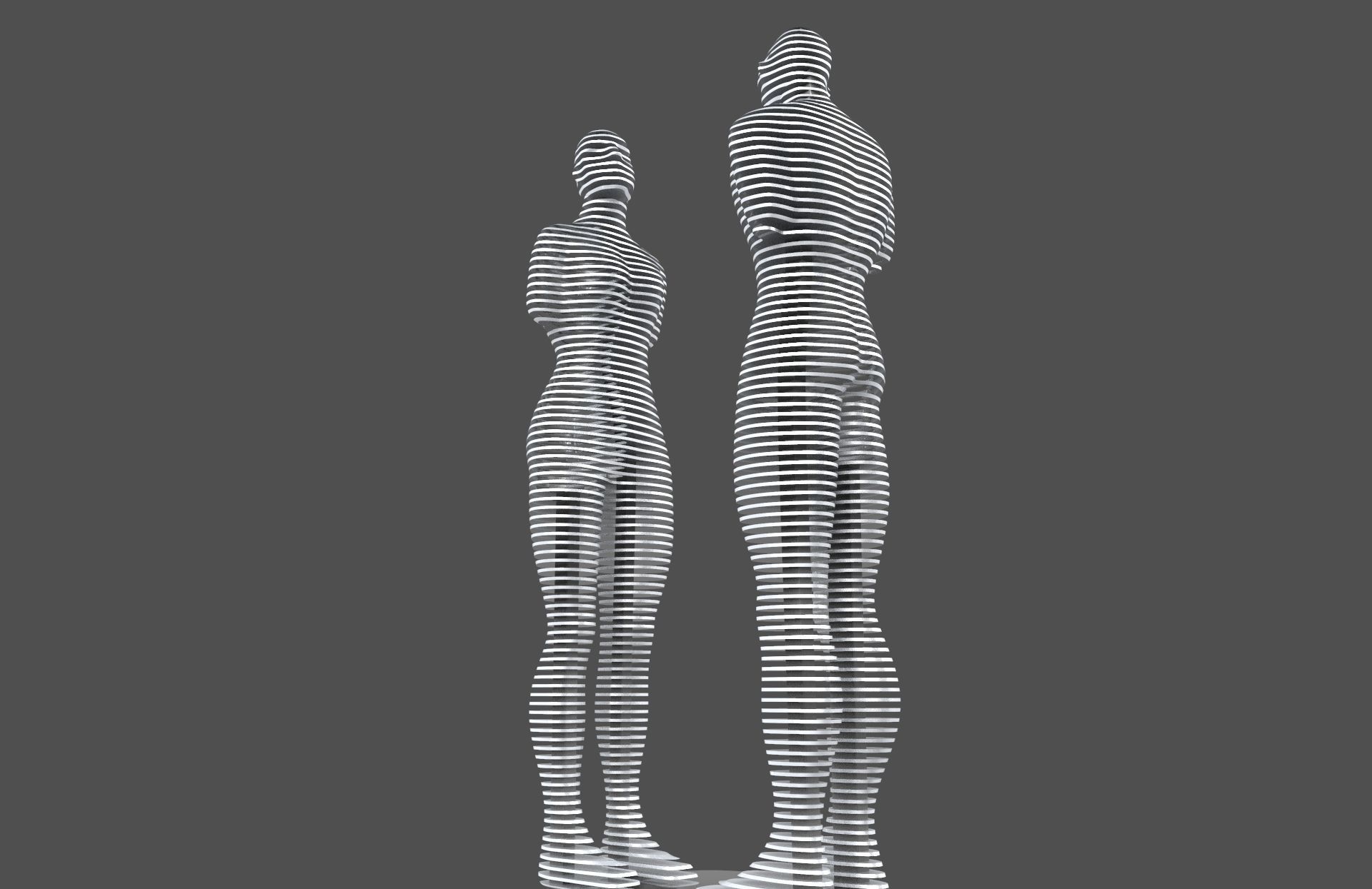 Ali and Nino - The Statue of Love - printable 3D model_18