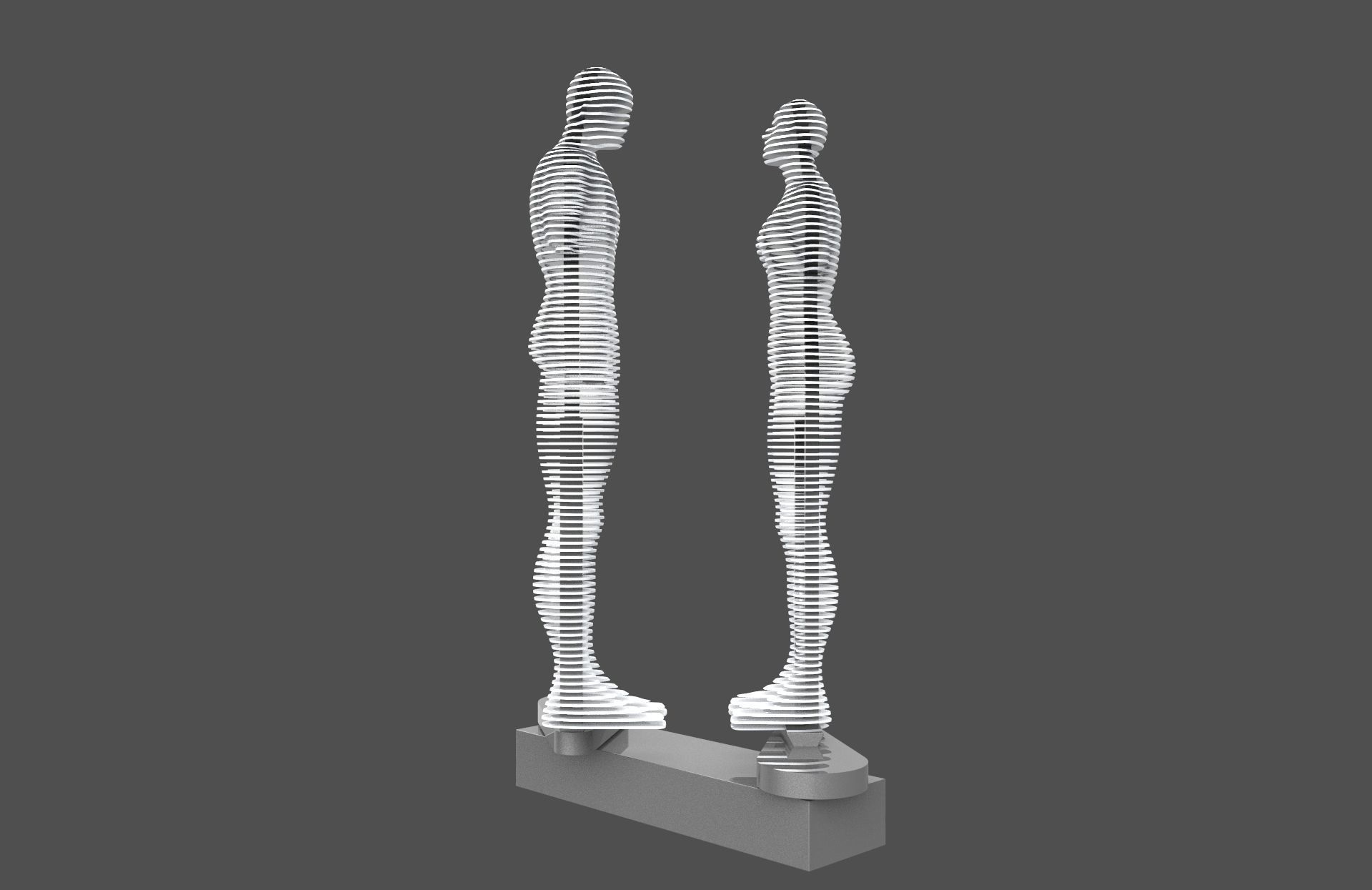 Ali and Nino - The Statue of Love - printable 3D model_15