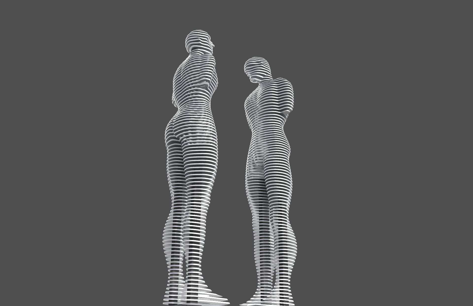 Ali and Nino - The Statue of Love - printable 3D model_17