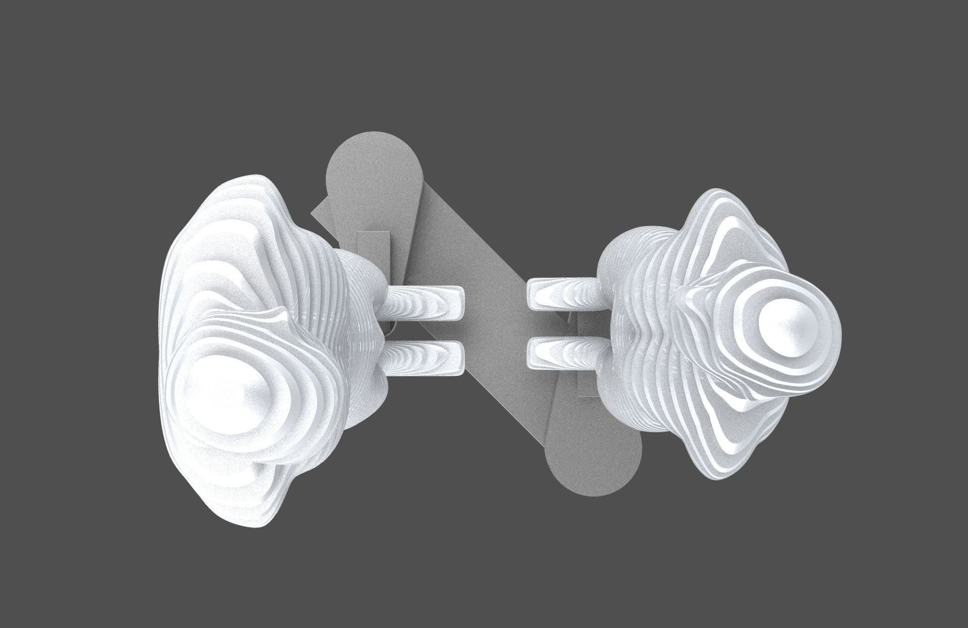 Ali and Nino - The Statue of Love - printable 3D model_7