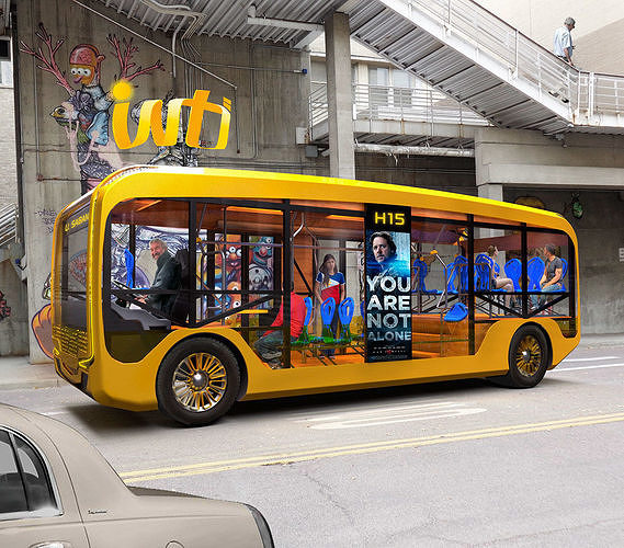 Inti Electric Bus 3D model