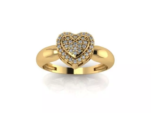 heart ring 001 3D model_0