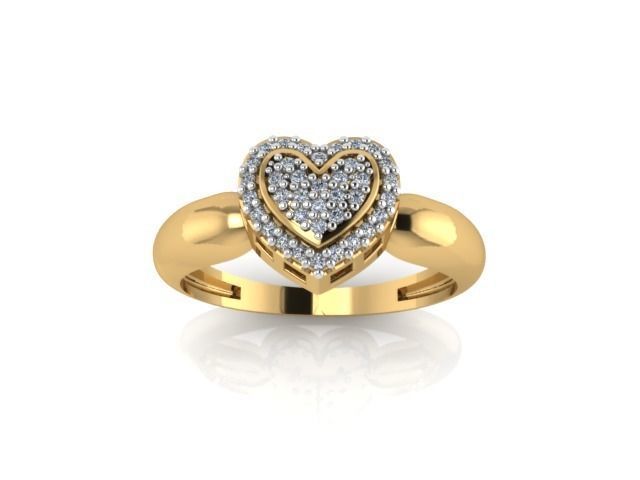 heart ring 001 3D model_1