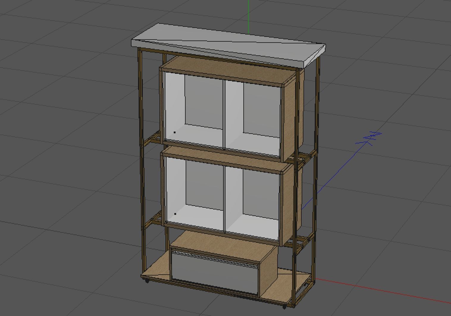 Retail store exhibition rack Free 3D model_3