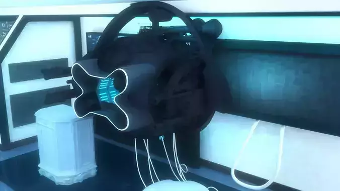 Drone sims - futuristic room