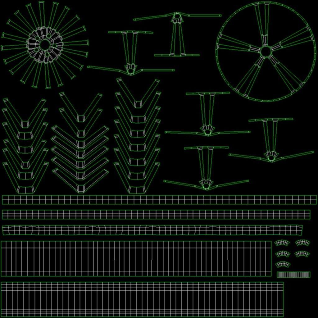 car disk Low-poly 3D model_6