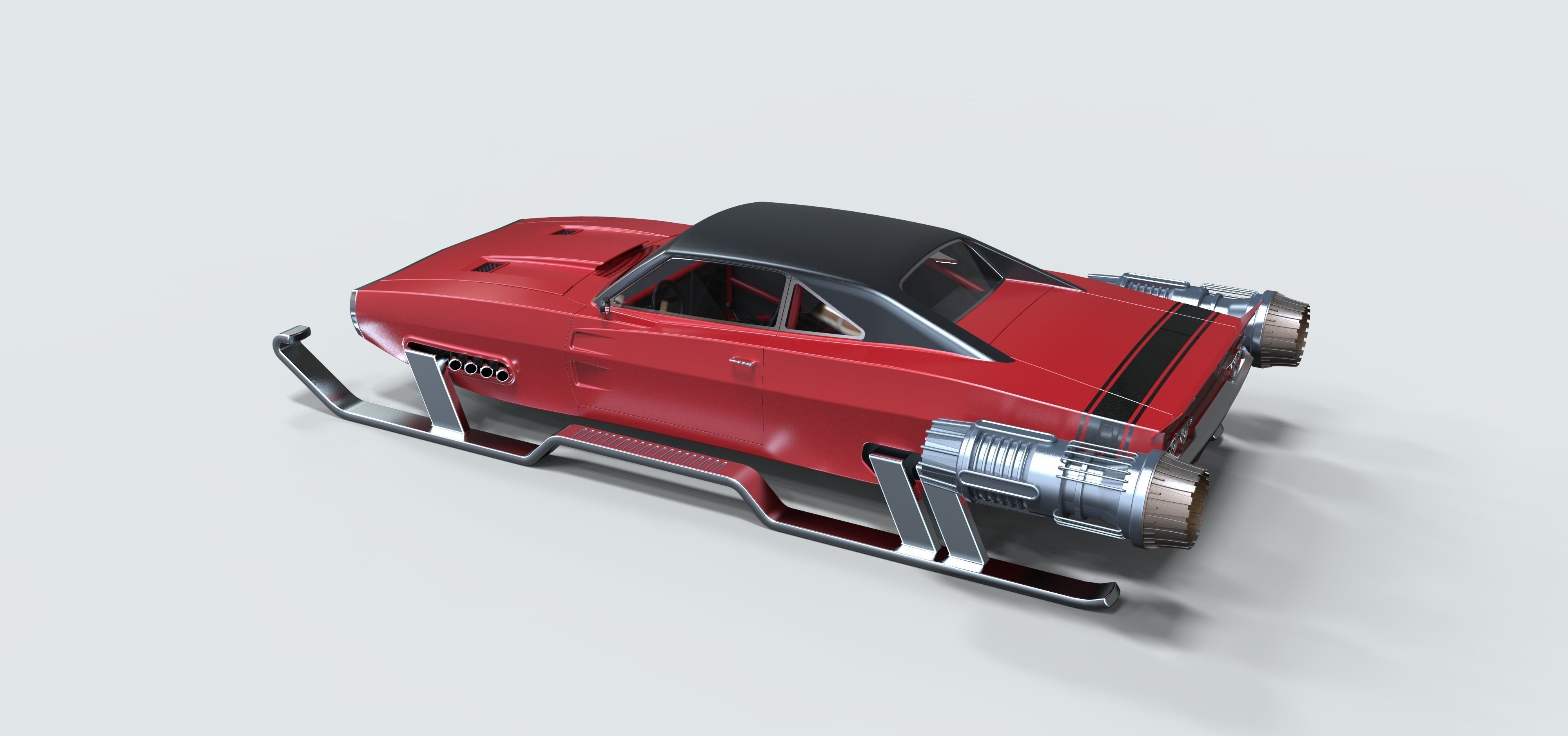 Dodge of Santa 3D model_10