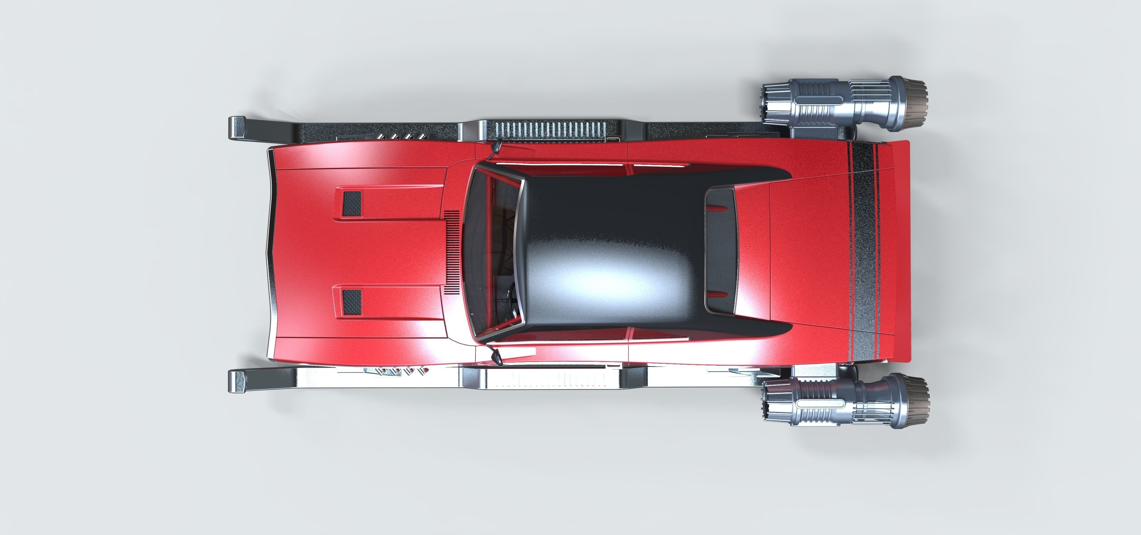 Dodge of Santa 3D model_9