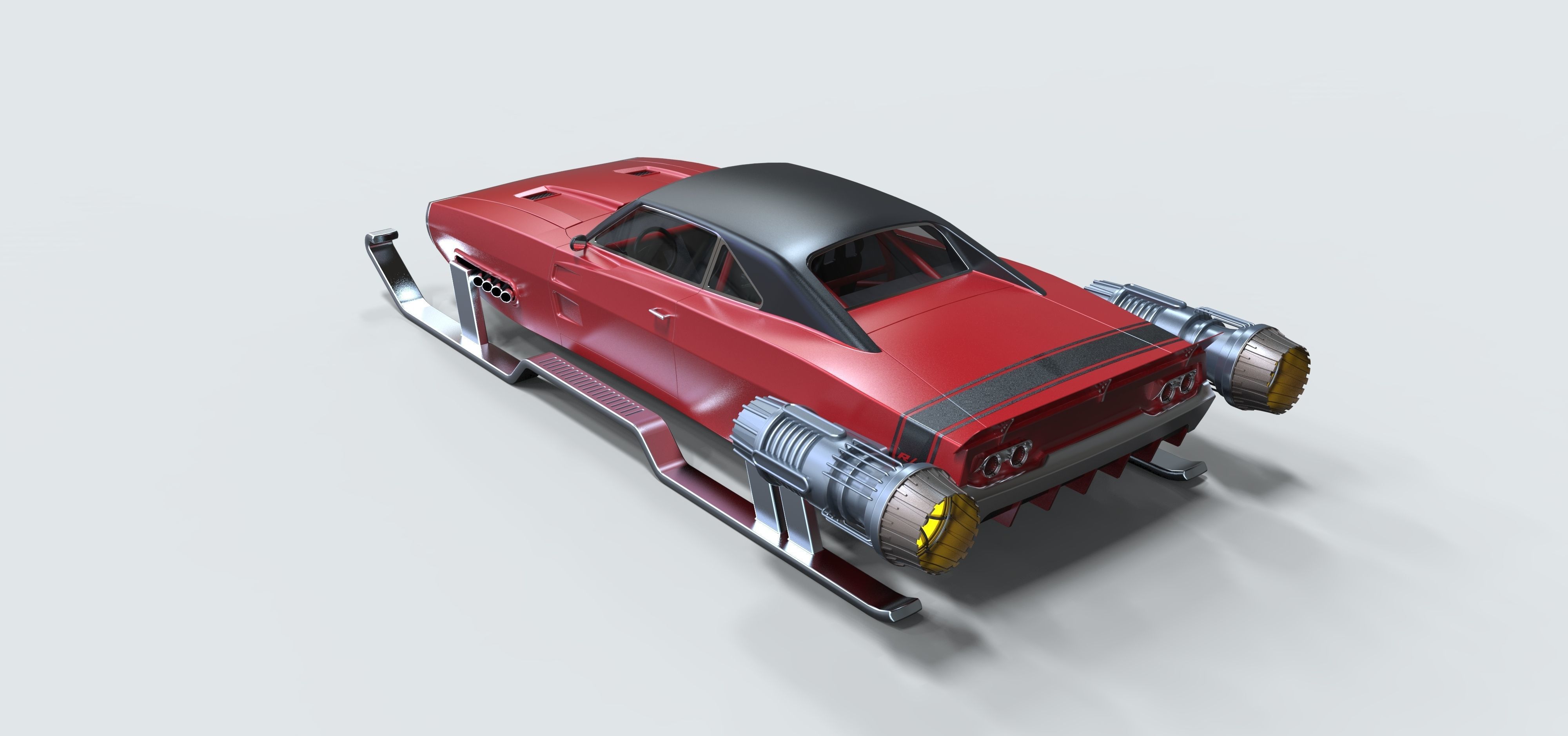 Dodge of Santa 3D model_11