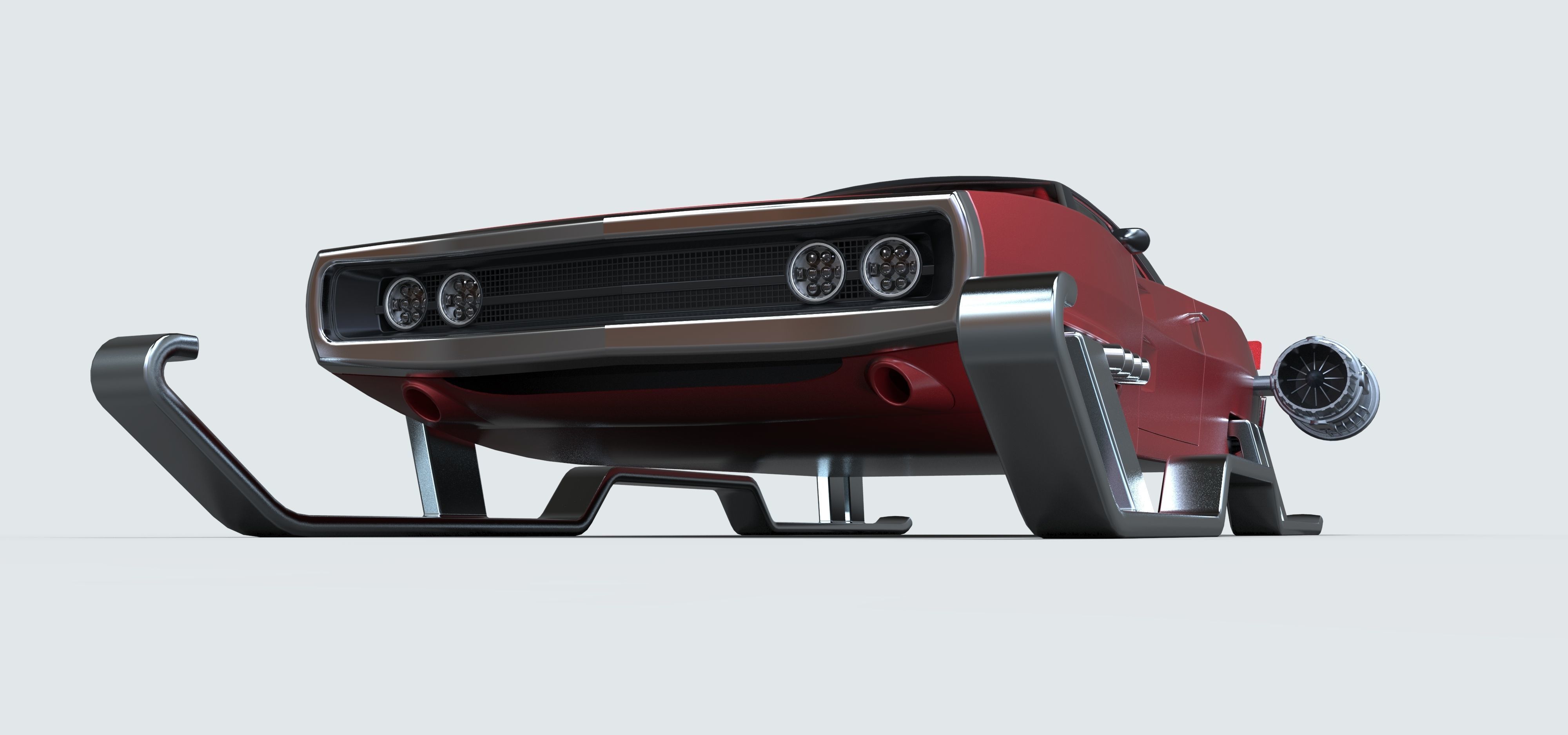 Dodge of Santa 3D model_16