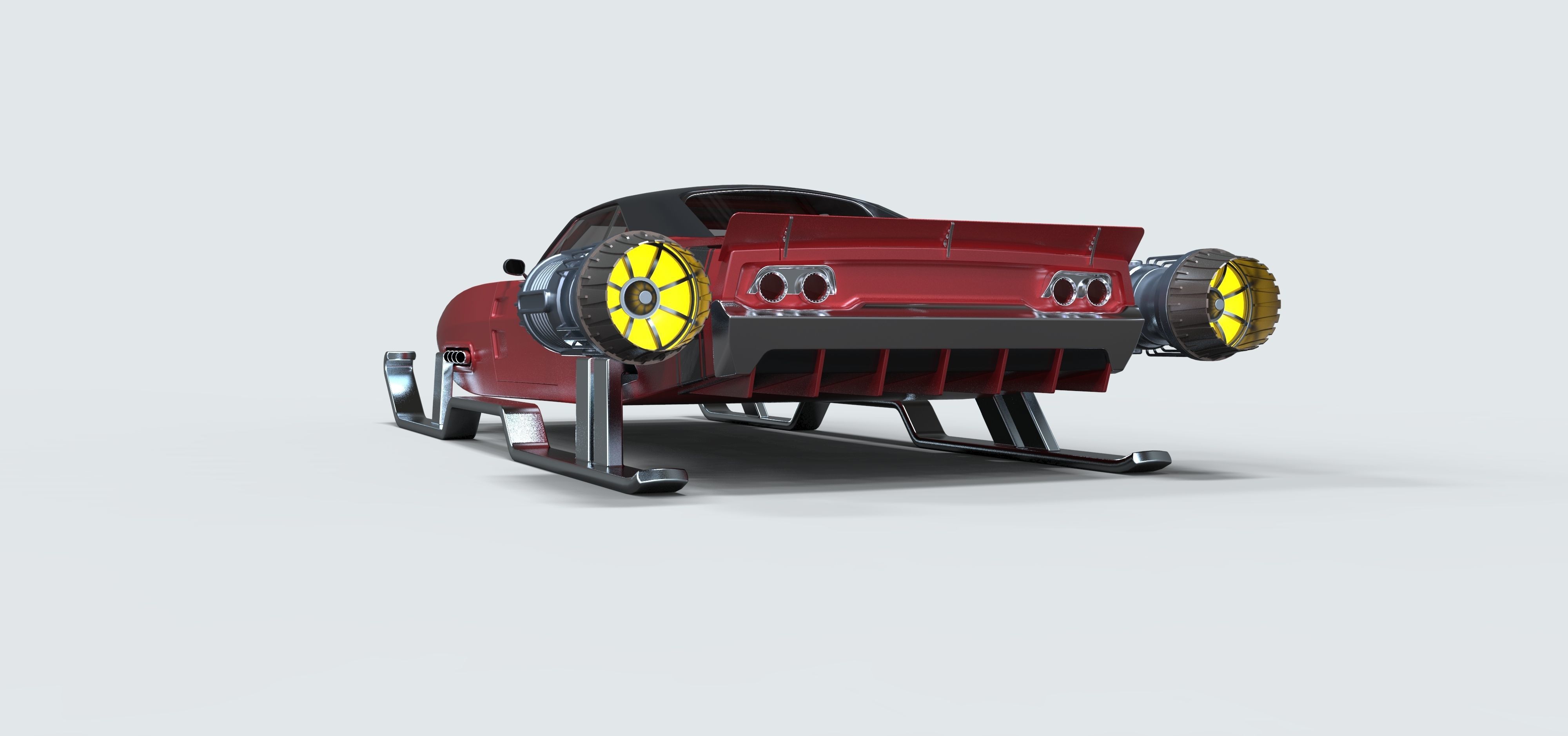 Dodge of Santa 3D model_13