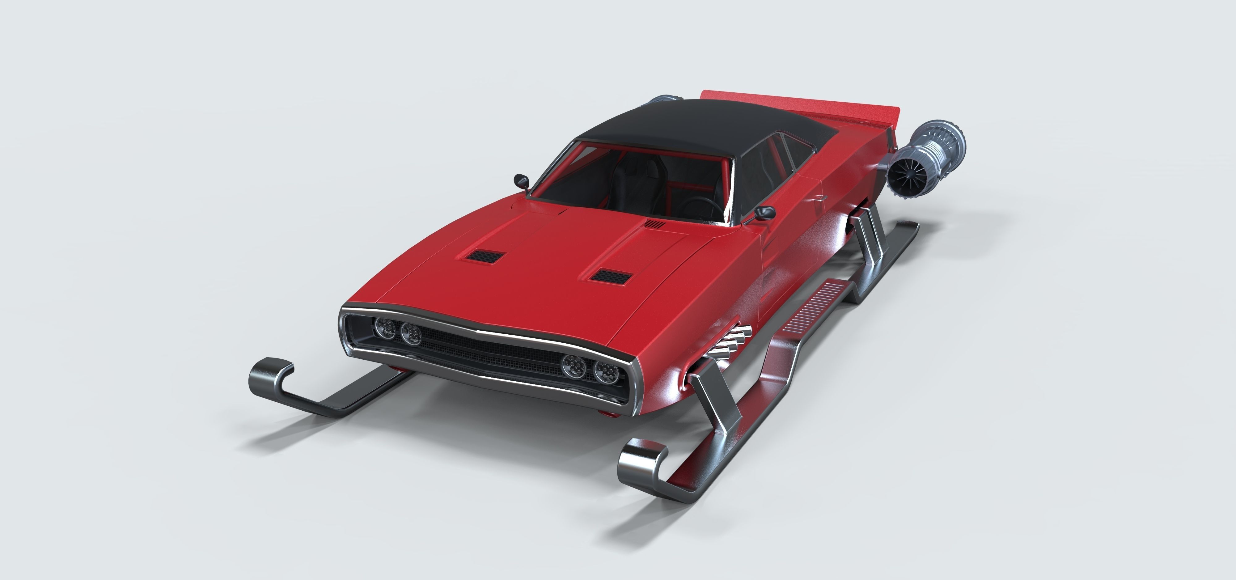 Dodge of Santa 3D model_3