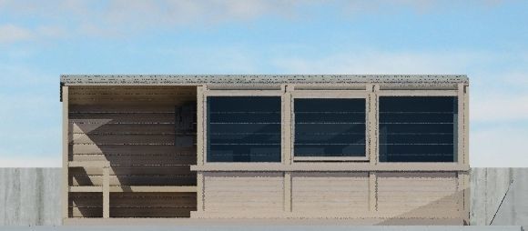 taxi shelter 3D model_1