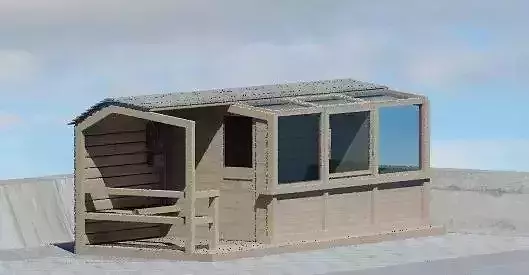 taxi shelter 3D model