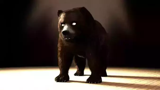 Grizzly Bear 3D model