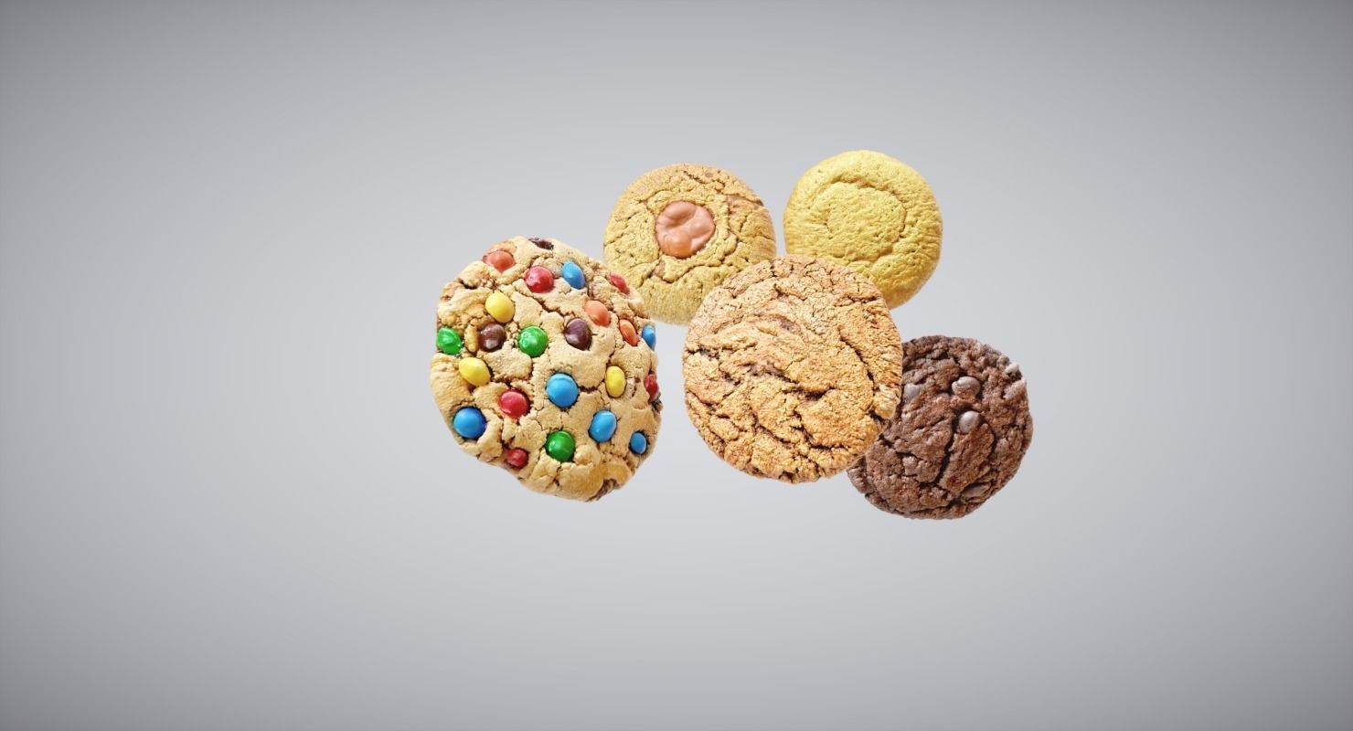 Cookies Pack 3D model_3